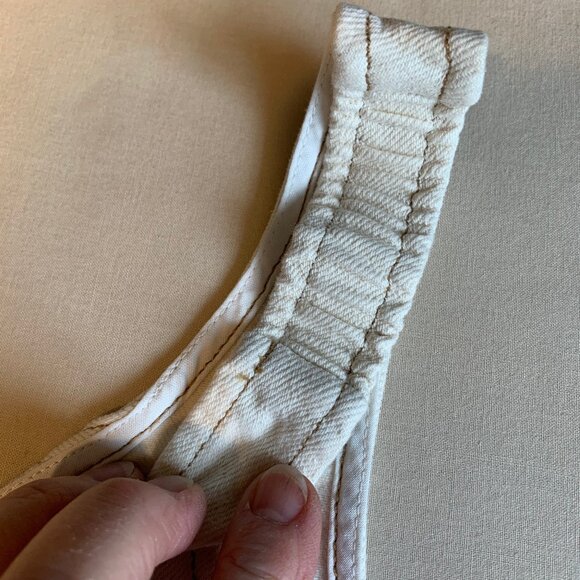 🐱 5 for $10.  WILD FABLE OFF WHITE/ECRU DENIM HALTER TOP NWT - Picture 9 of 9